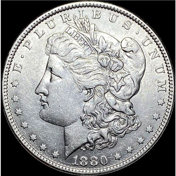 1880-O Morgan Silver Dollar NEARLY UNCIRCULATED