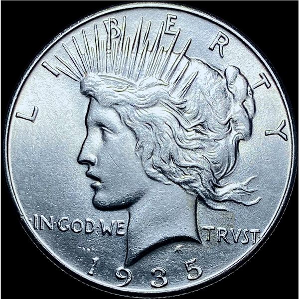 1935 Silver Peace Dollar CHOICE BU
