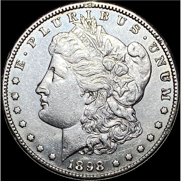 1898-S Silver Morgan Dollar CLOSELY UNCIRCULATED