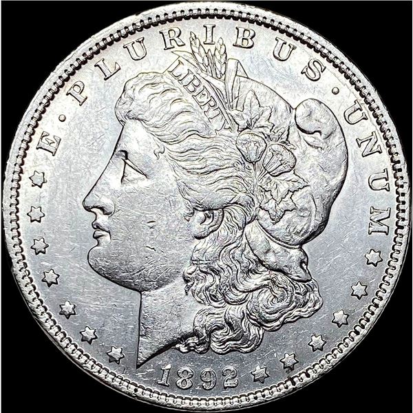 1892 Morgan Silver Dollar CLOSELY UNCIRCULATED