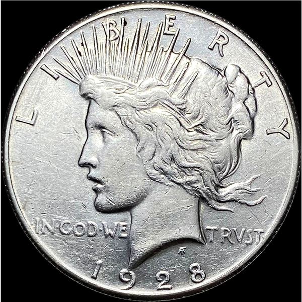 1928 Peace Silver Dollar LIGHTLY CIRCULATED