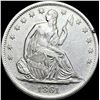 Image 1 : 1861-S Seated Liberty Half Dollar CLOSELY UNCIRCULATED