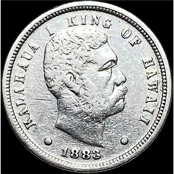 1883 Hawaii Silver Dime CLOSELY UNCIRCULATED