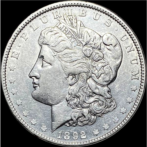 1892 Morgan Silver Dollar CLOSELY UNCIRCULATED
