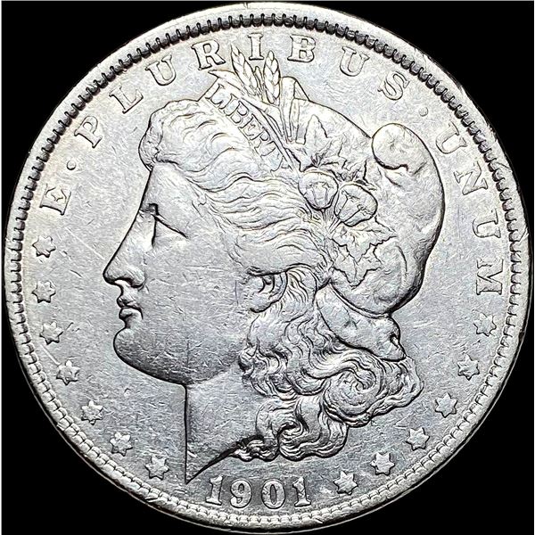 1901 Silver Morgan Dollar NEARLY UNCIRCULATED