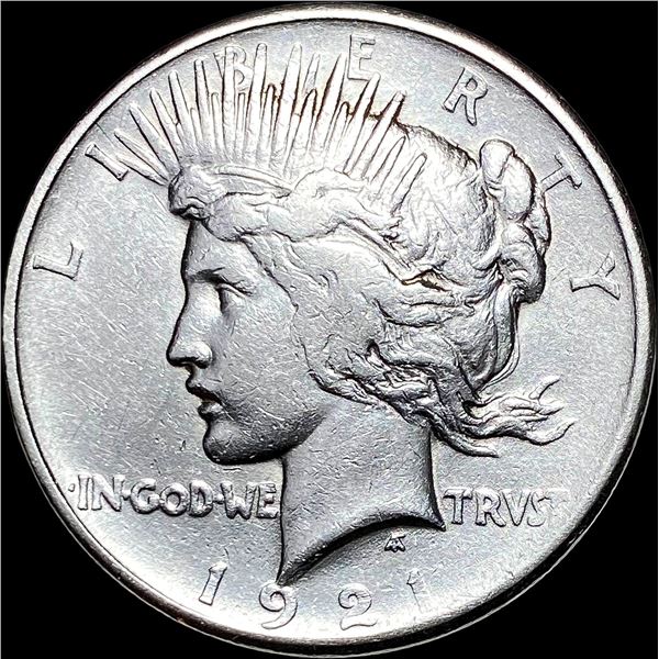 1921 Silver Peace Dollar ABOUT UNCIRCULATED