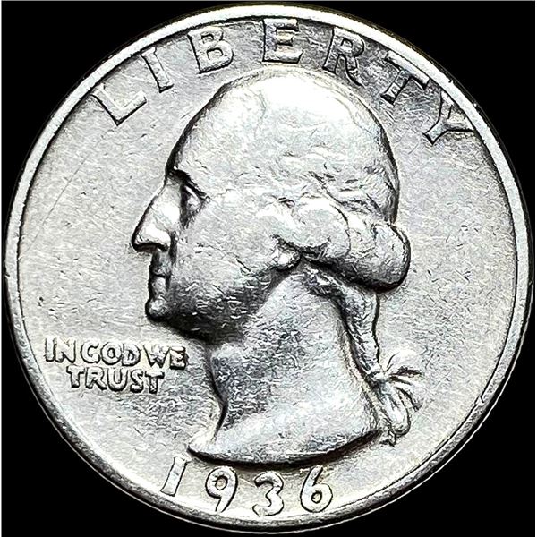 1936-S Silver Washington Quarter CLOSELY UNCIRCULATED