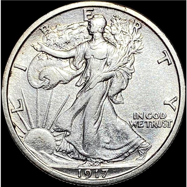 1917 Walking Liberty Half Dollar CLOSELY UNCIRCULATED