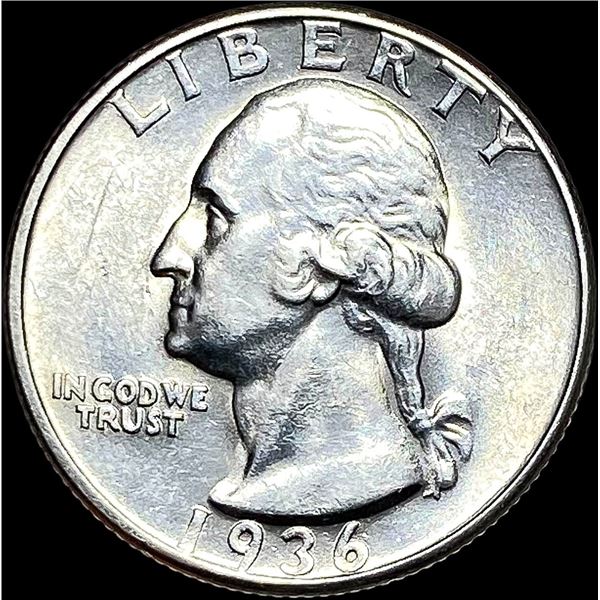 1936-D Silver Washington Quarter UNCIRCULATED