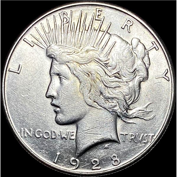 1928-S Silver Peace Dollar CLOSELY UNCIRCULATED