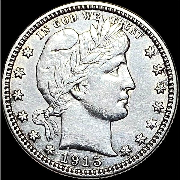 1915-D Silver Barber Quarter CLOSELY UNCIRCULATED