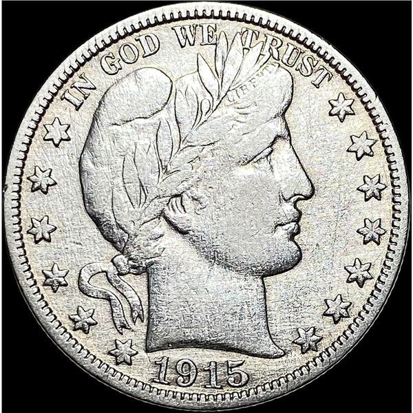 1915-S Silver Barber Half Dollar NEARLY UNCIRCULATED