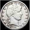 Image 1 : 1911-D Silver Barber Quarter NICELY CIRCULATED