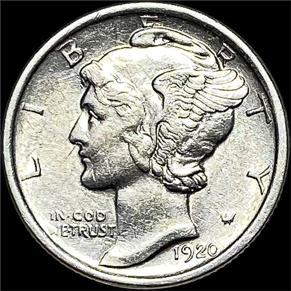 1920-D Mercury Dime CLOSELY UNCIRCULATED