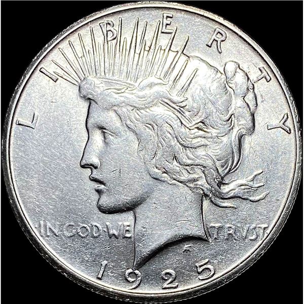 1925-S Silver Peace Dollar CLOSELY UNCIRCULATED