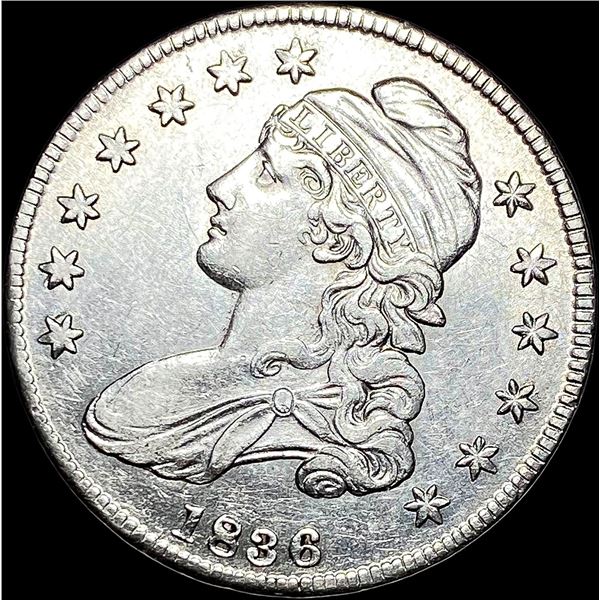 1836 Silver Capped Bust Half Dollar UNCIRCULATED