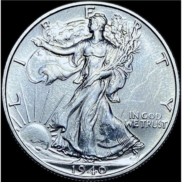 1940 Walking Liberty Silver Half Dollar CHOICE PROOF