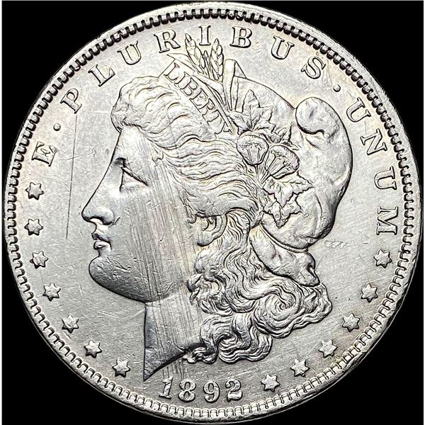 1892 Silver Morgan Dollar CLOSELY UNCIRCULATED