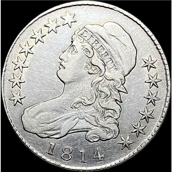 1814 Capped Bust Half Dollar CLOSELY UNCIRCULATED