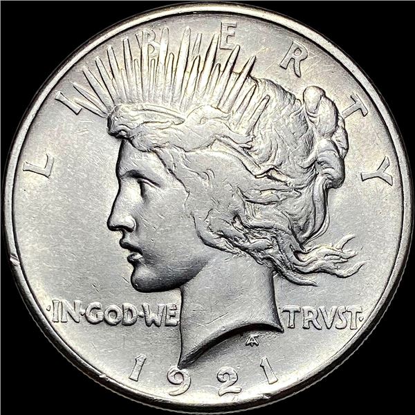 1921 Silver Peace Dollar NEARLY UNCIRCULATED