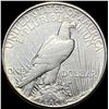 Image 2 : 1921 Silver Peace Dollar NEARLY UNCIRCULATED