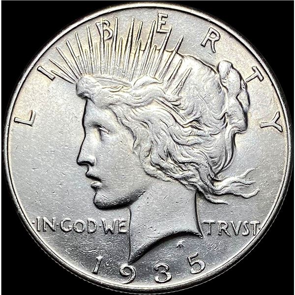 1935 Peace Silver Dollar CLOSELY UNCIRCULATED