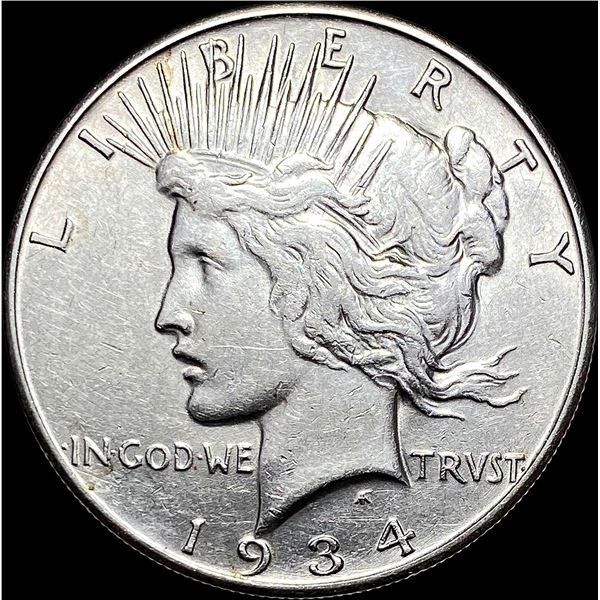 1934-S Silver Peace Dollar CLOSELY UNCIRCULATED