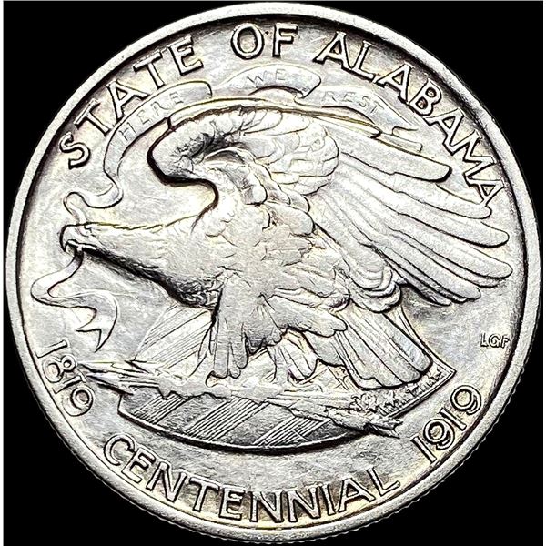 1921 Silver Half Dollar Alabama Centennial CLOSELY UNCIRCULATED