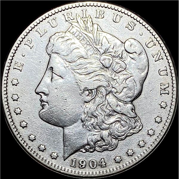 1904-S Silver Morgan Dollar NEARLY UNCIRCULATED
