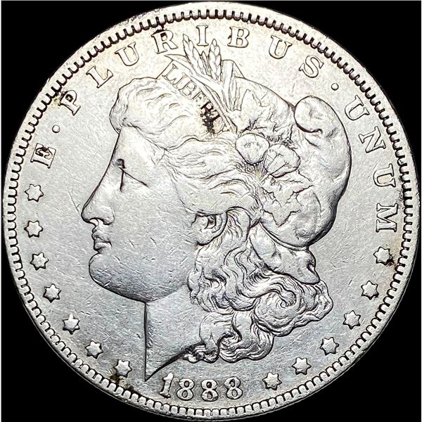 1888-O Hot Lips Morgan Dollar LIGHT CIRC