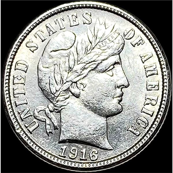 1916-S Silver Barber Dime UNCIRCULATED