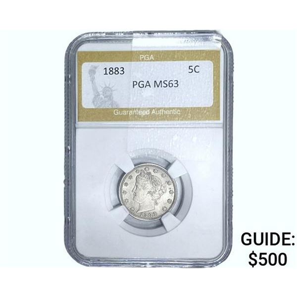 1883 Liberty Victory Nickel PGA MS63