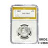Image 1 : 1867 Seated Liberty Quarter PGA PR65