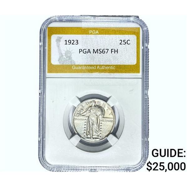 1923 Standing Liberty Quarter PGA MS67 FH