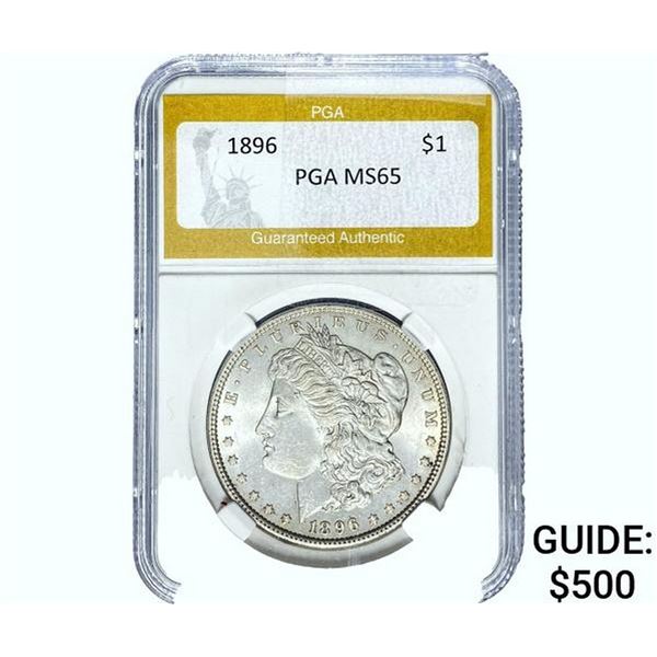 1896 Morgan Silver Dollar PGA MS65