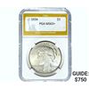 Image 1 : 1934 Silver Peace Dollar PGA MS63+