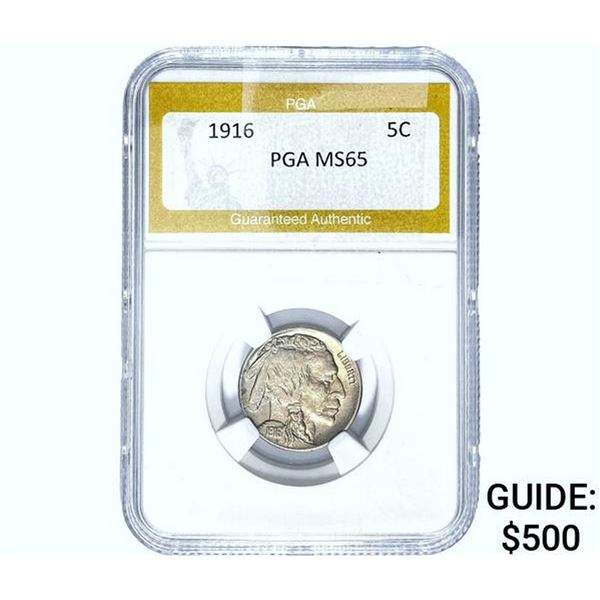 1916 Buffalo Nickel PGA MS65