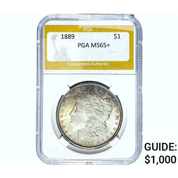 1889 Morgan Silver Dollar PGA MS65+