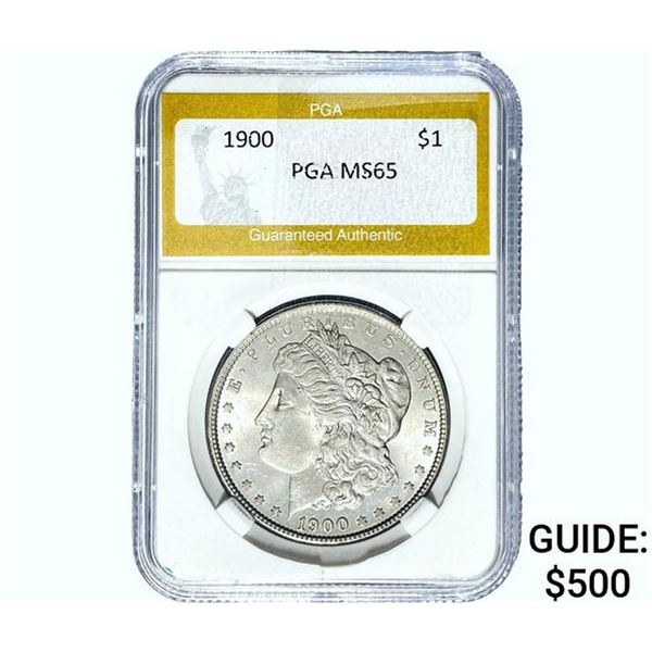 1900 Morgan Silver Dollar PGA MS65