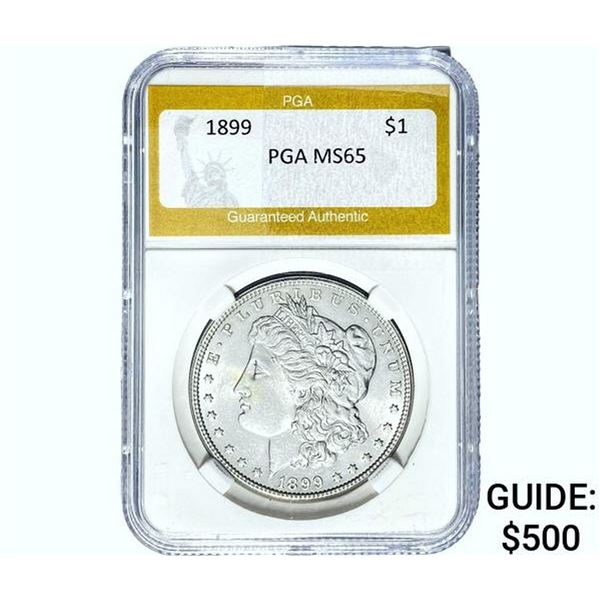 1899 Morgan Silver Dollar PGA MS65