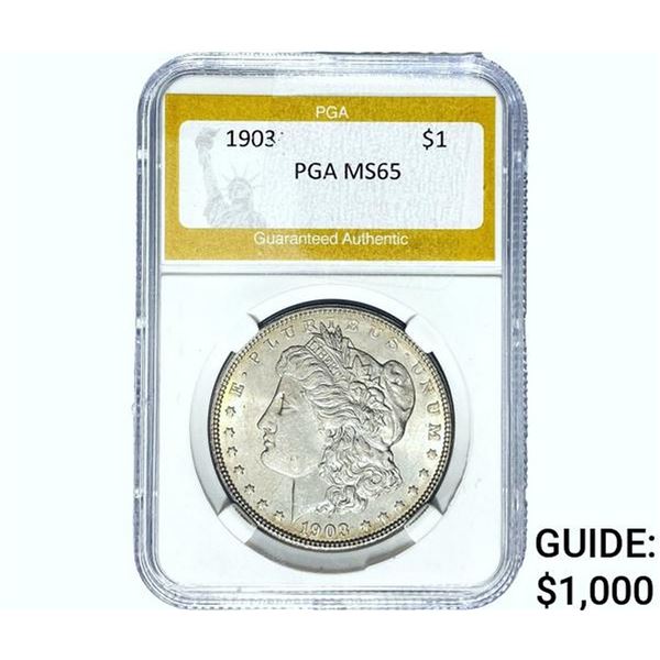 1903 Morgan Silver Dollar PGA MS65