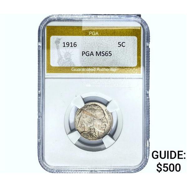 1916 Buffalo Nickel PGA MS65