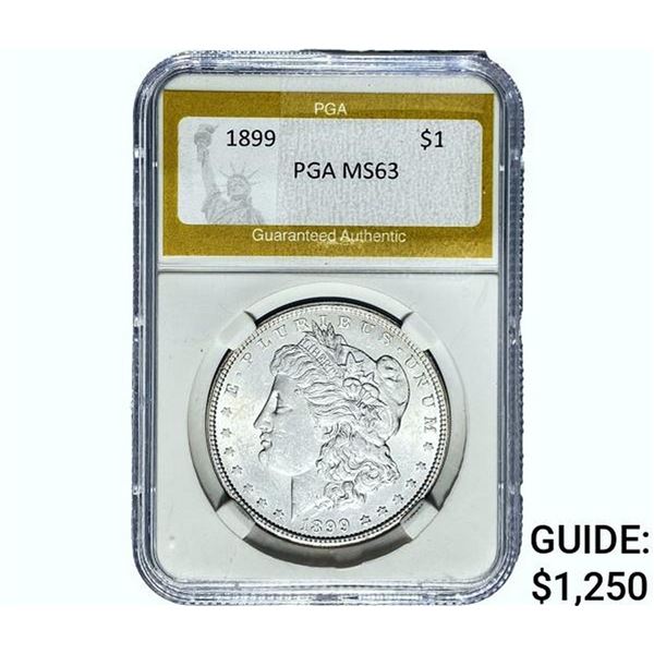 1899 Morgan Silver Dollar PGA MS63