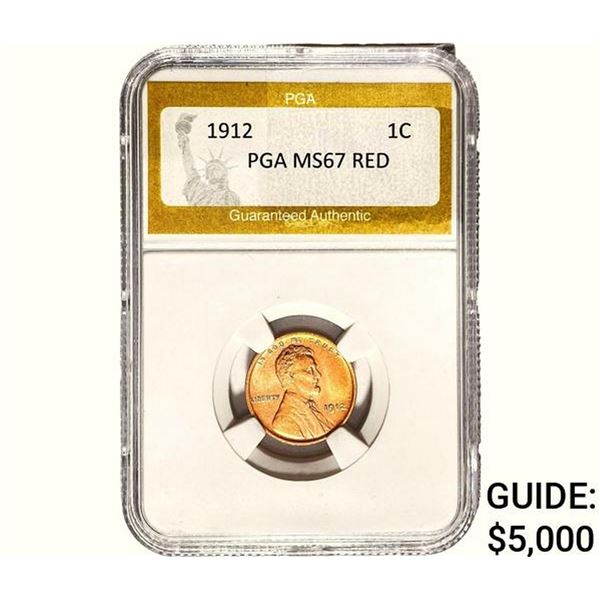 1912 Wheat Cent PGA MS67