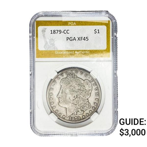 1879-CC Morgan Silver Dollar PGA XF45