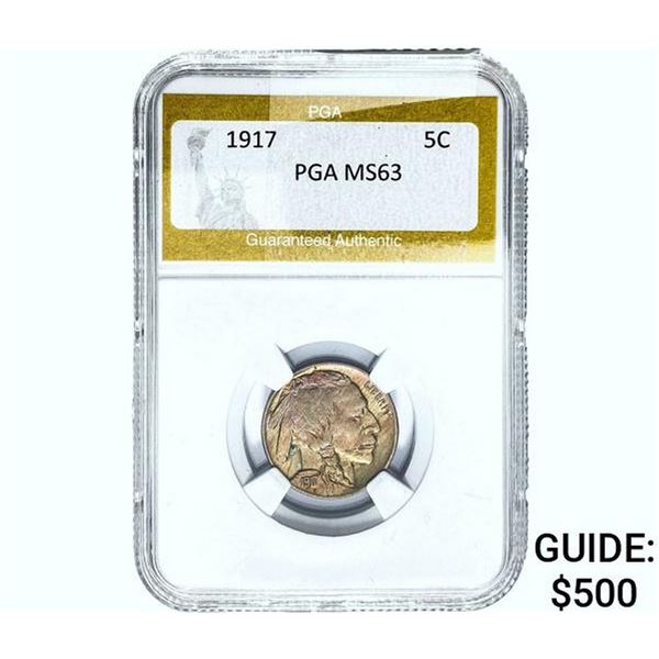 1917 Buffalo Nickel PGA MS63