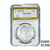 Image 1 : 1878-CC Morgan Silver Dollar PGA MS63