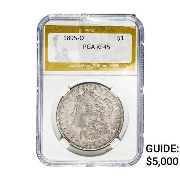 1895-O Morgan Silver Dollar PGA XF45