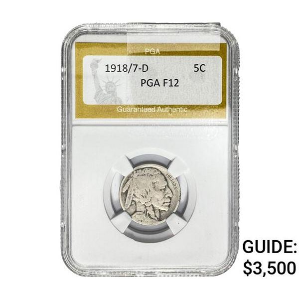 1918/7-D Buffalo Nickel PGA F12