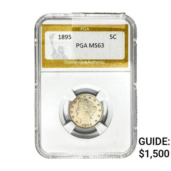 1895 Liberty Victory Nickel PGA MS63